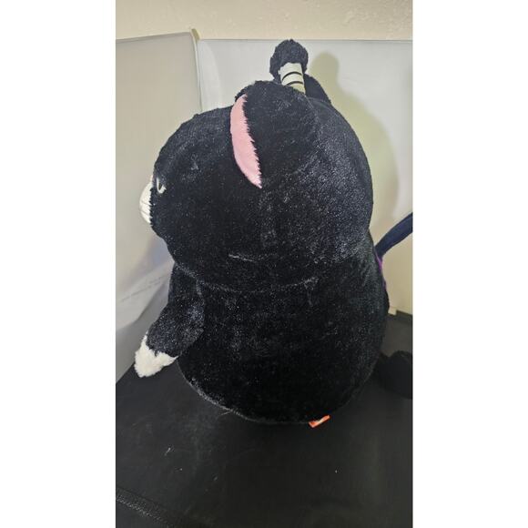 Samurai Cat Kawaii Hige Manjyu Maneki Cat Soft Stuffed Plush Toy H10.62" E1 - Picture 2 of 5